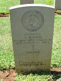 Dar Es Salaam War Cemetery - MacKillican, T F